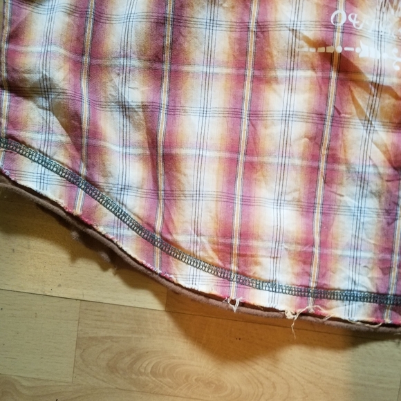 SARGENT PEPPER Rust Plaid Shirt (Size M) - Picture 12 of 13